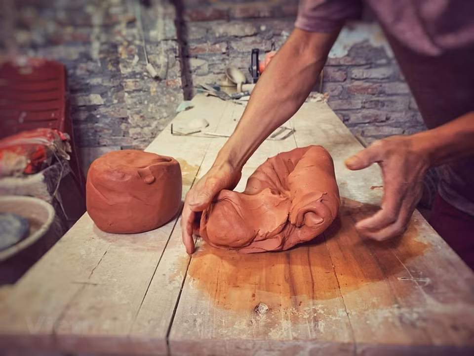 Pham Anh Dao a dû abandonner ses études à l’âge de 12 ans, en raison de ses problèmes cérébraux et auditifs persistants. Quelques années plus tard, en apprenant qu’il avait décidé de se lancer dans la fabrication artisanale de céramiques, ses parents l’ont désapprouvé sans réserve, en arguant un manque d’efficacité et de rendement mais surtout en lui faisant observer que tous les ateliers de Bat Trang se mettaient à utiliser des machines et qu’il aurait alors peine à émerger. Mais il en fallait sans doute plus pour décourager Pham Anh Dao qui a décidé de passer outre les recommandations parentales et d’ouvrir un atelier, aidé en cela par son épouse. 