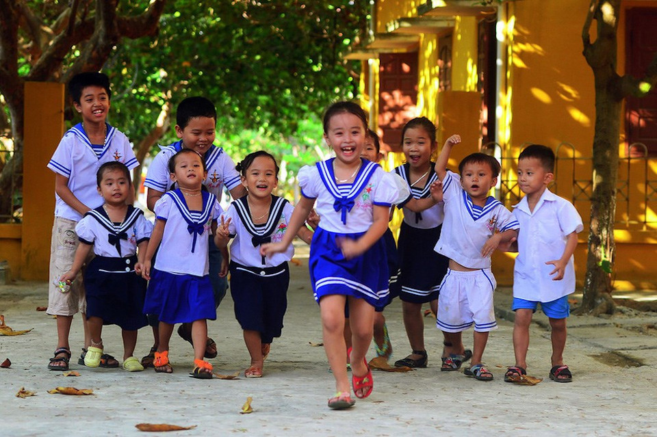 L'oeuvre "Quê em ở Trường Sa" (Truong Sa, notre terre natale) de Nguyen Viet Dung.