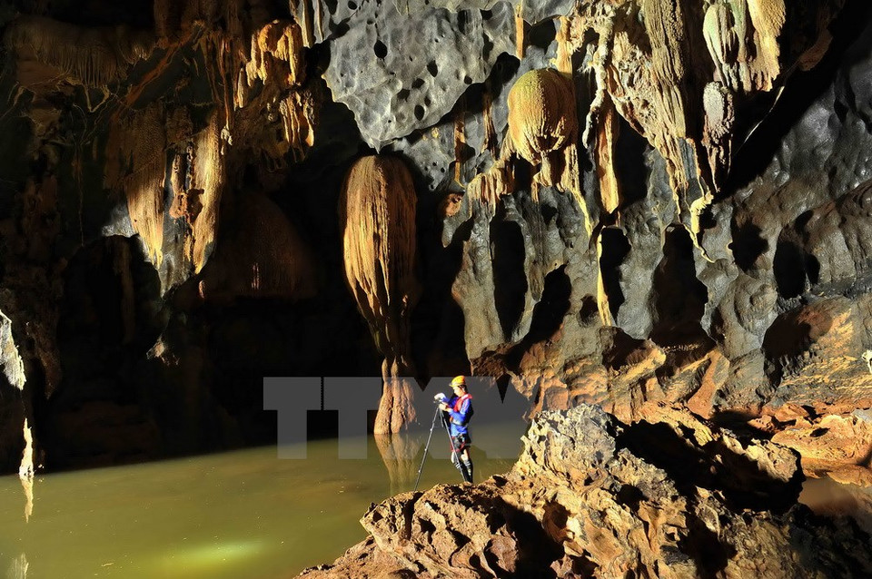 Des stalactites aux formes variées. Photo : Minh Duc/ VNA
