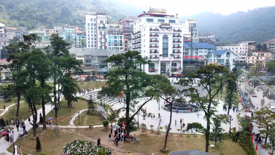 Tam Dao compte actuellement plus d’une centaine d’hôtels et "homestay" (séjour chez l’habitant). Photo: VNA