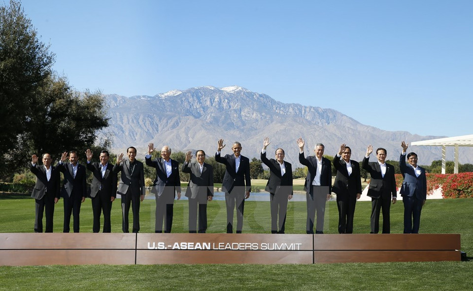 Les dirigeants de l'ASEAN et des Etats-Unis participant au sommet
