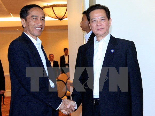 Entrevue avec le président indonésien Joko Widodo 