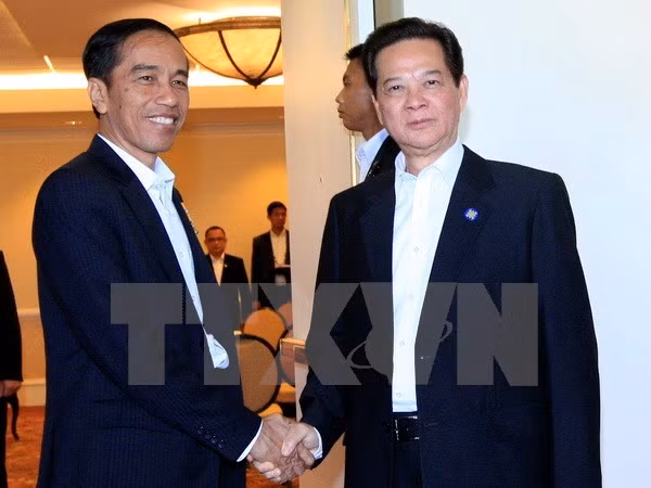 Entrevue avec le président indonésien Joko Widodo 