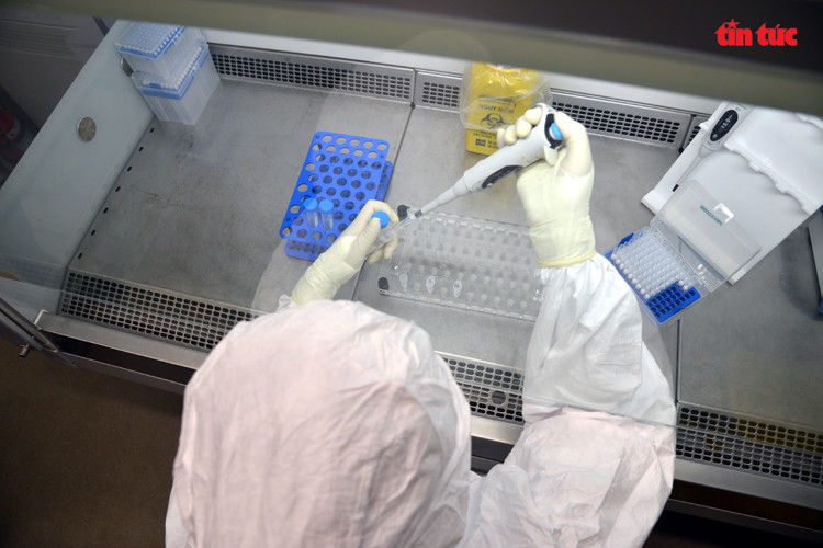 Chaque laboratoire mobile peut traiter environ 400 échantillons par jour. Photo: VNA