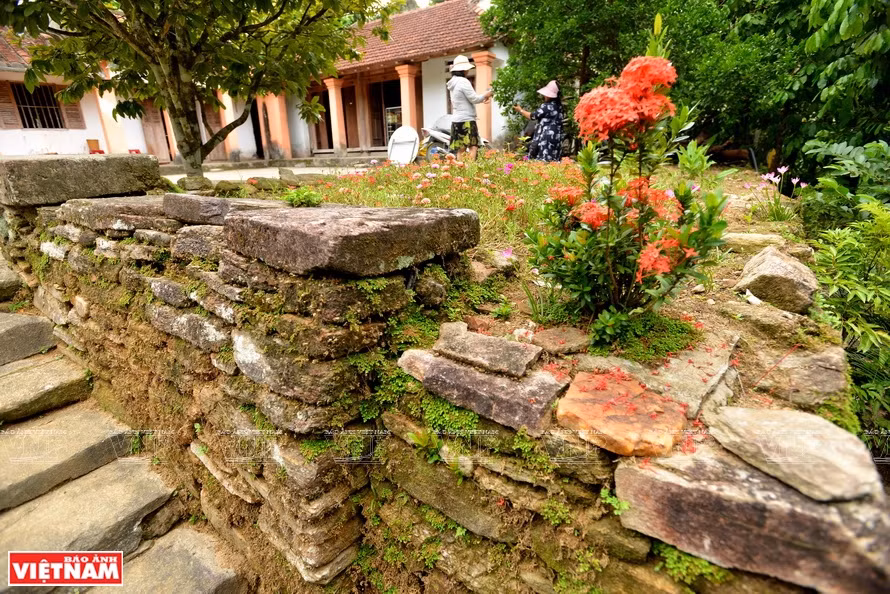 Mur en pierres.