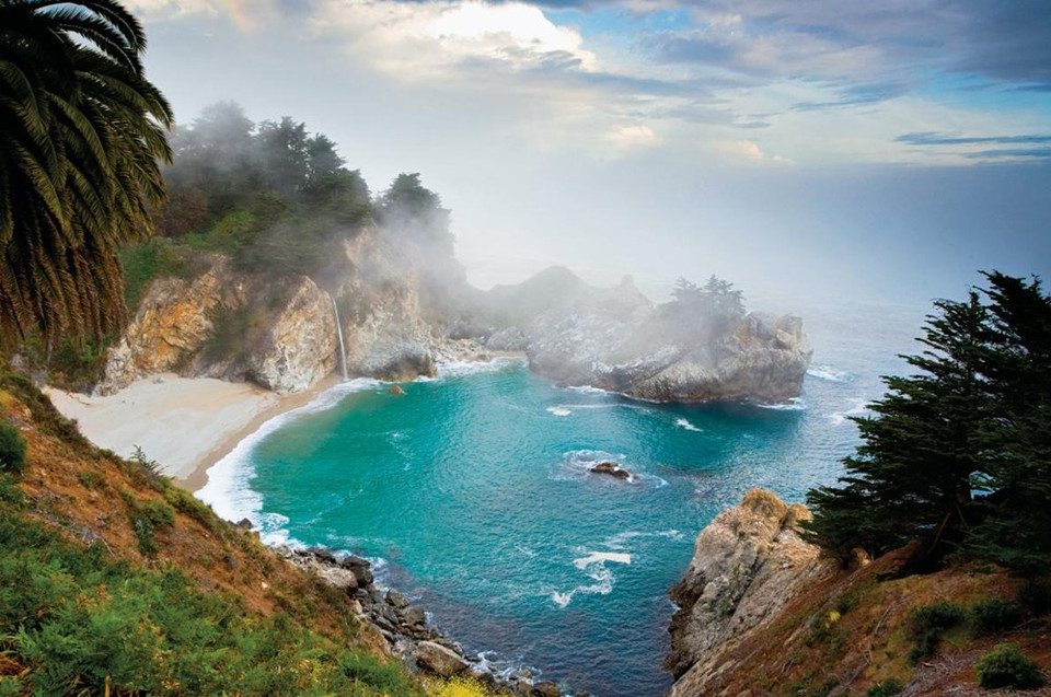 De beaux paysages de Big Sur, en Californie.