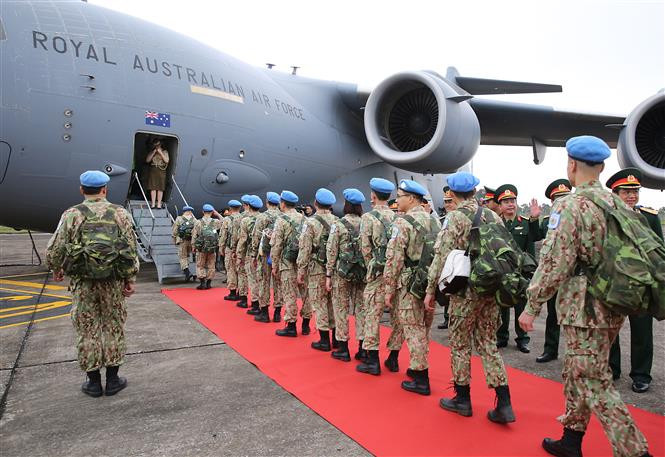 L’avion de transport militaire Boeing C-17 Globemaster III de la Royal Australian Air Force transportera des officiers et soldats vietnamiens et de leus équipements au Soudan du Sud.