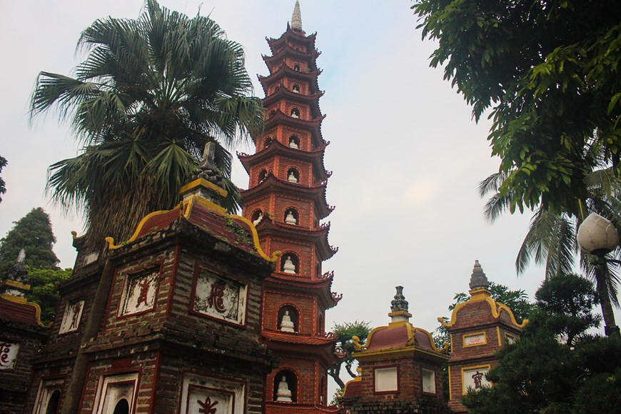 La pagode Trân Quôc a été élue l'une des dix plus belles pagodes du monde par wanderlust.co.uk, un site touristique britannique. Photo: Vietnam+