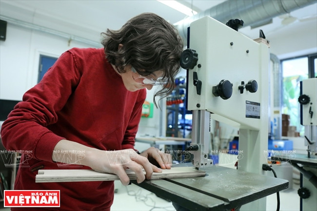 La classe de design et technologies permet aux étudiants de découvrir différents métiers.