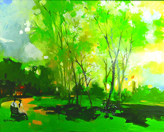 Oeuvre « Soleil » de Bui Anh Hung.