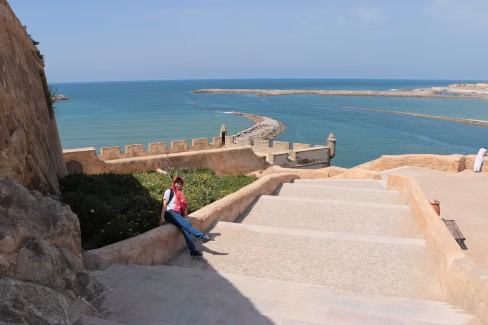 La kasbah des Oudayas. Cette citadelle d’architecture berbère a été inscrite sur la liste du patrimoine mondial de l'Unesco en 2012. Ce site fait partie d’une des destinations de prédilection des touristes étrangers.