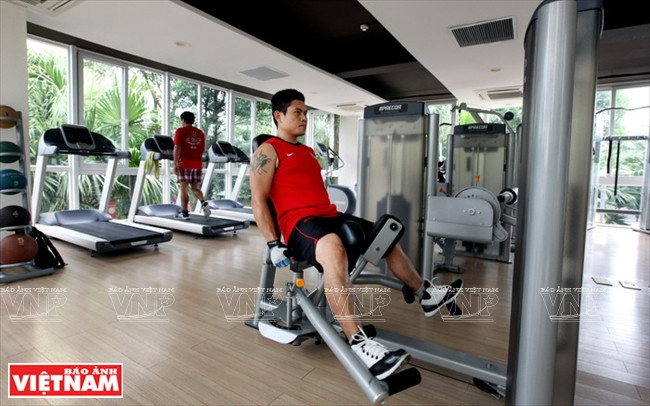 Ecopark compte aussi une salle de fitness et de musculation. 