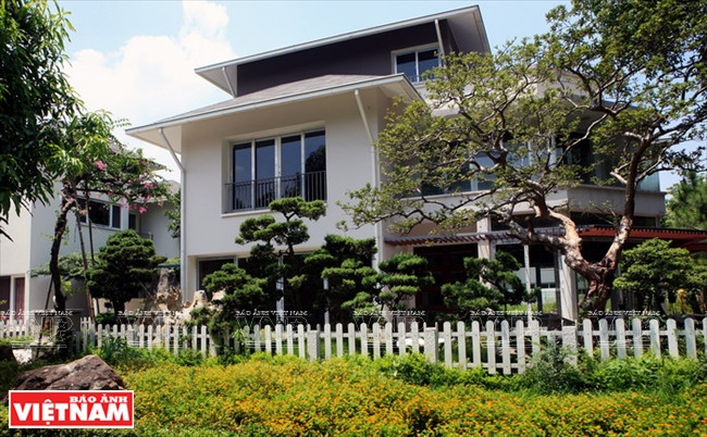 Les villas modernes de la zone Vuon Tùng.