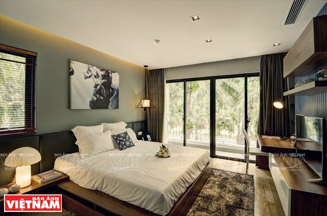 Les chambres, aérées, offrent une belle vue sur l’extérieur.