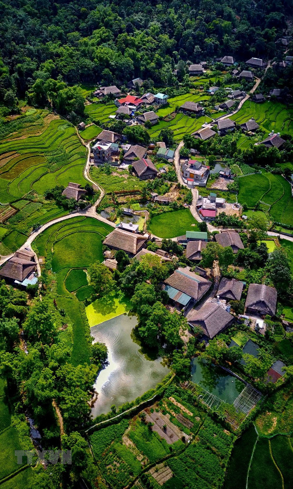 Le hameau de Lam Dong, commune de Phuong Thien, ville de Ha Giang.