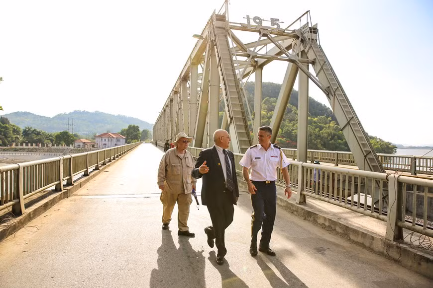 Aujourd’hui, le pont Ham Rông est un site touristique connu dans la province de Thanh Hoa.