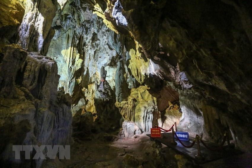 La grotte de Côc Bo à Pac Bo où le Président Hô Chi Minh a vécu et travaillé. Photo: VNA