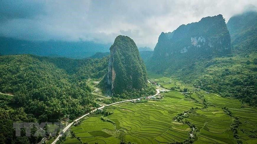 Le géoparc de Non Nuoc Cao Bang a été reconnu par l’UNESCO géoparc mondial en 2018. Photo: VNA