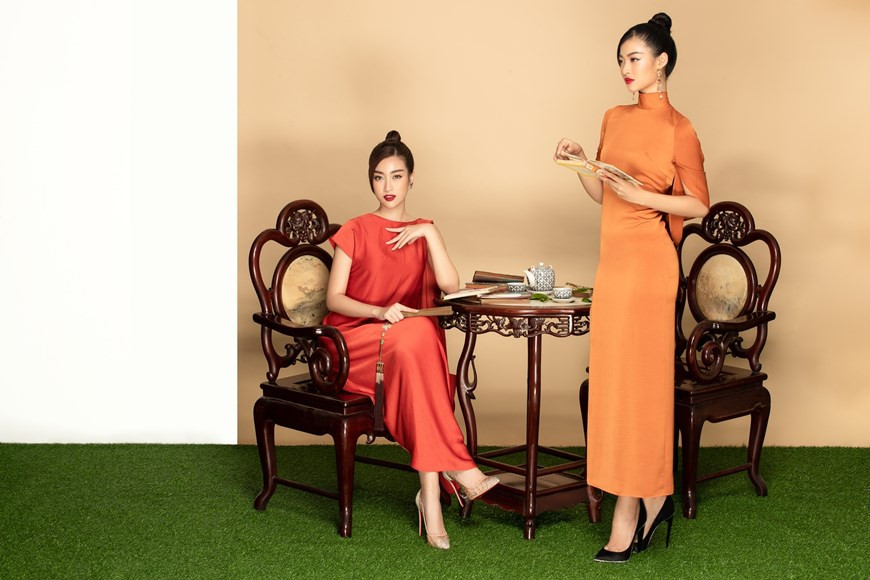 Les Belles apportent une image festive et riche en couleurs... Photo: Vietnam+