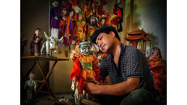 L’œuvre « Le gardien de l’âme des anciennes marionnettes ».