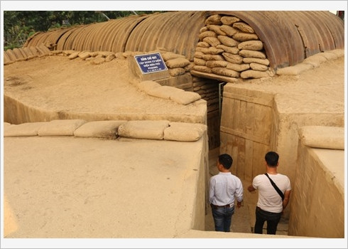 Le QG souterrain du général français Christian de La Croix de Castries aujourd'hui.