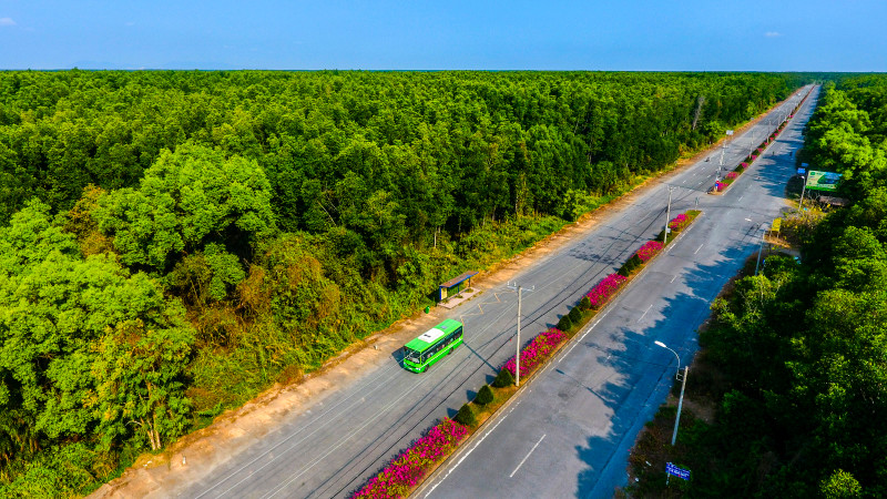 La ligne de bus de Ly Nhon.