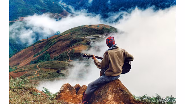 Un moment de relaxation au milieu des paysages naturels grandioses.