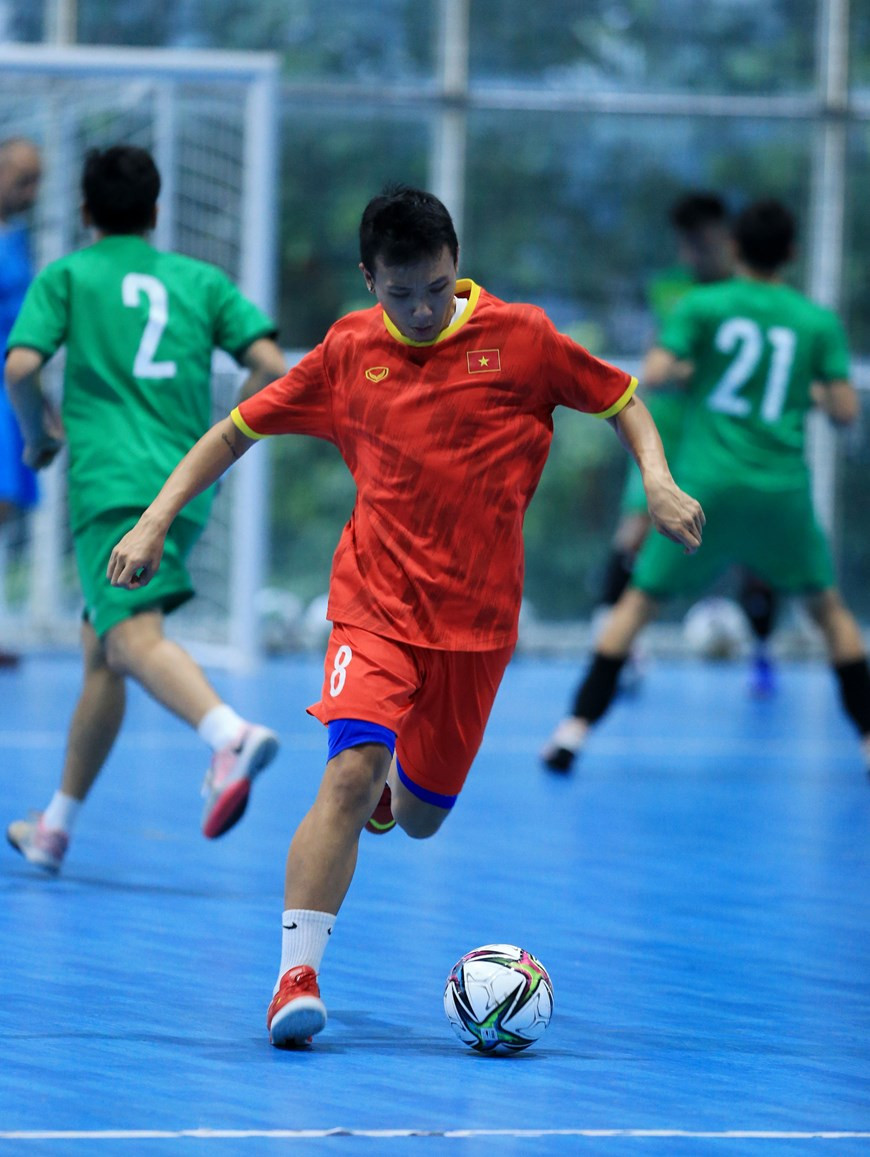 L'équipe vietnamienne de futsal disputera des matches amicaux avant de se rendre en Lituanie. Photo: VFF