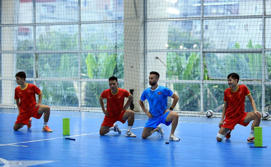 Le Vietnam affrontera le Brésil dans le Groupe D, que complètent le Panama et la République tchèque, lors de la phase finale de la Coupe du Monde de Futsal de la FIFA, Lituanie 2021. Photo: VFF