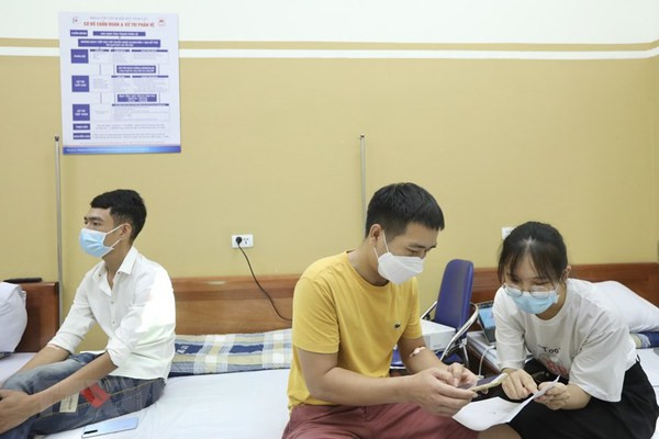 Zone de surveillance après l’injection. Photo : VNA 