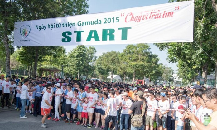 En novembre dernier, une course similaire a été organisée dans la zone urbaine Celadon City à Ho Chi Minh-Ville. ​
