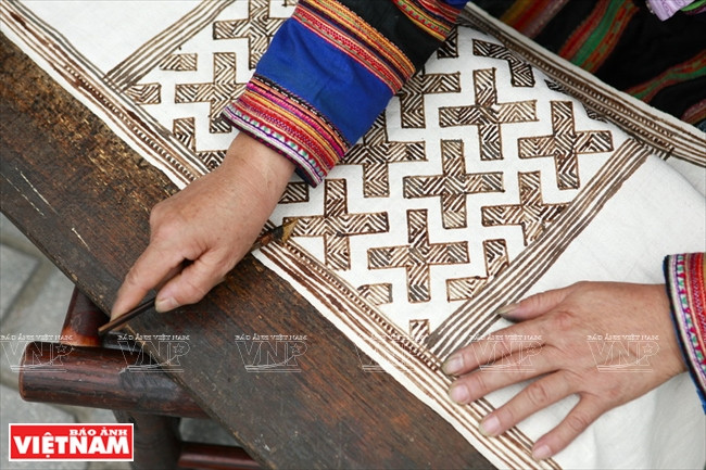 Le batik, une technique qui exige un grand savoir-faire. 