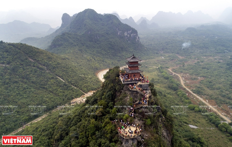 La pagode Ngoc vue d'en haut