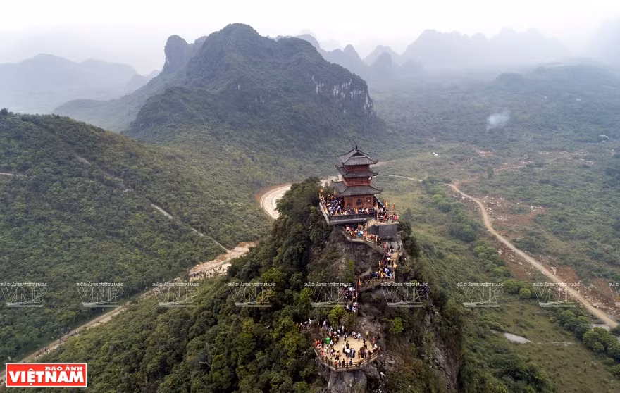 La pagode Ngoc vue d'en haut