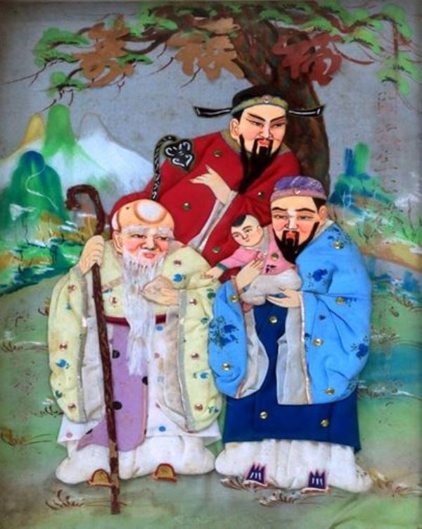 La peinture en relief sur toile « Goi Vai ». Elle était très populaire au Sud à la fin du 20e siècle.