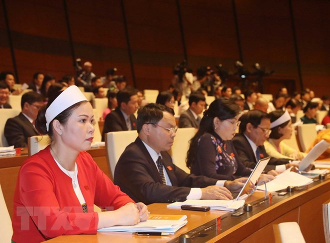  Les députés lors de la cérémonie d’ouverture de la 5e session. 