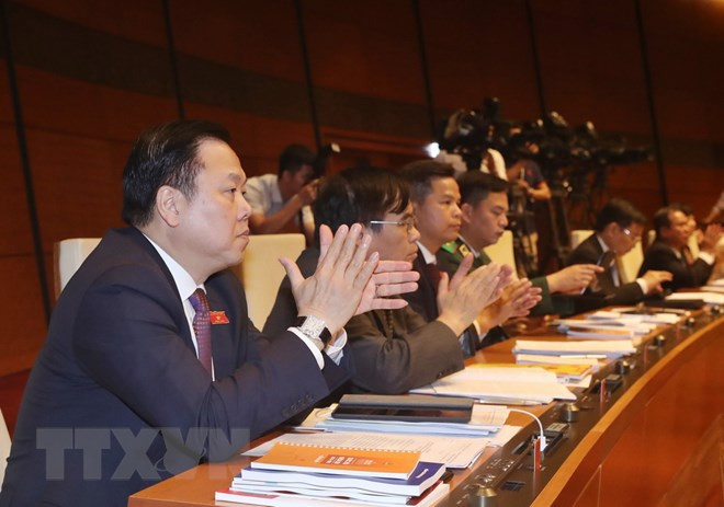  La délégation des députés de la province de Cao Bang. 