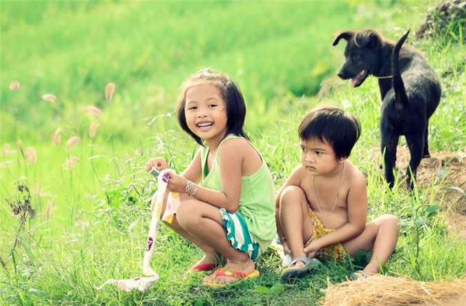 L'innocence des enfants vivant en zone rurale