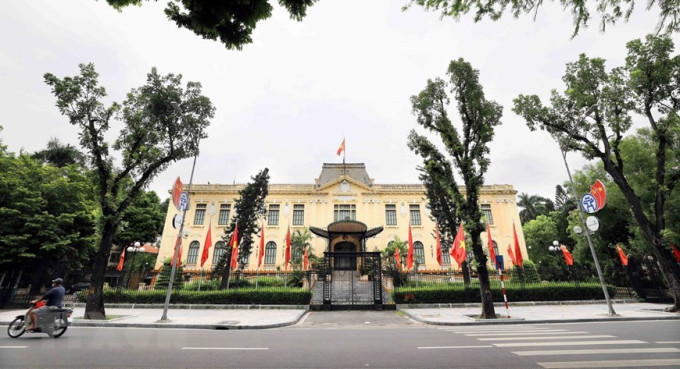 La Maison des hôtes d'État (autrefois: Palais des Affraires du Tonkin - Bắc Bộ Phủ). Photo : VNA