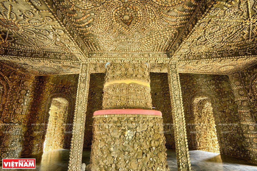 La décoration à l'intérieur de la tour. Photo: VNP