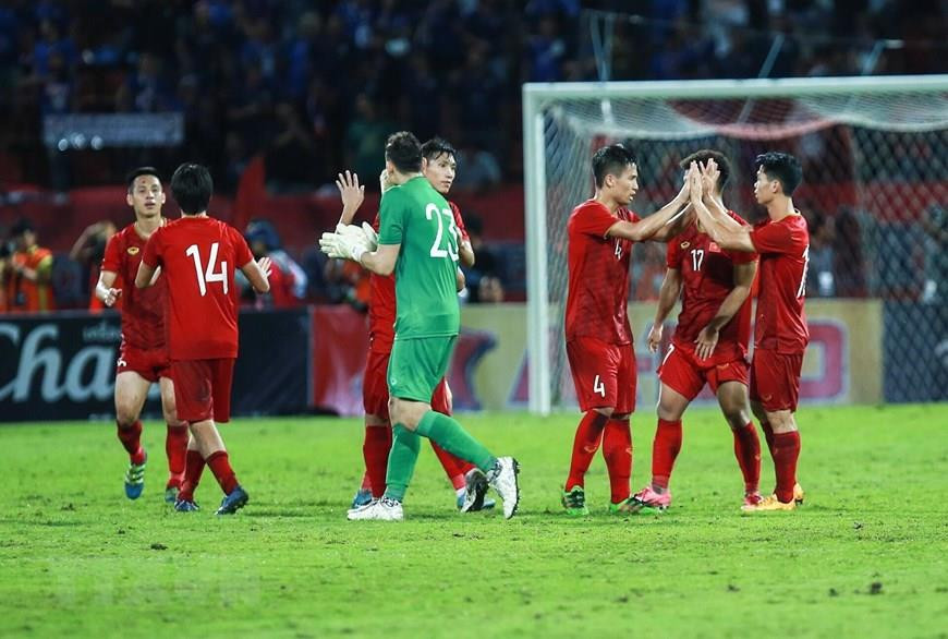 Un match réussi des joueurs vietnamiens. Photo: VNA
