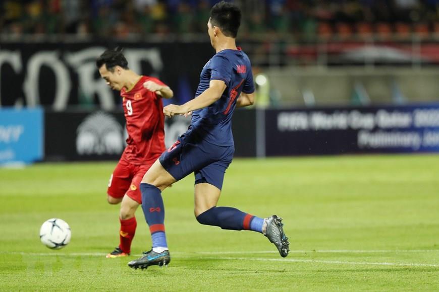 L'attaquant Van Toan (N°9). Photo: VNA