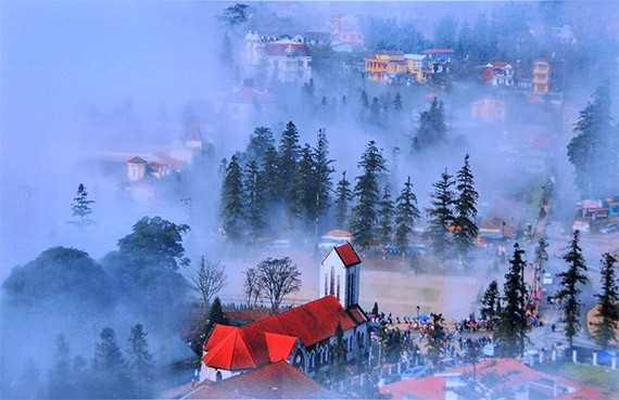 ''Suong som Sa Pa'' (Rosée du matin à Sa Pa) de Bui Dang Thanh