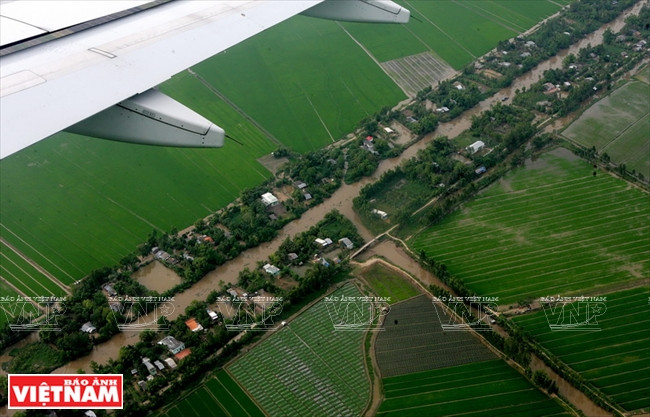 Le vaste réseau enchevêtré de rivières, canaux, arroyos et des vergers s’étendant à perte de vue est une condition favorable pour Cân Tho de développer les formes de la région fluviale.