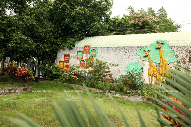 Une parcelle de l’éco-parc Binh My.