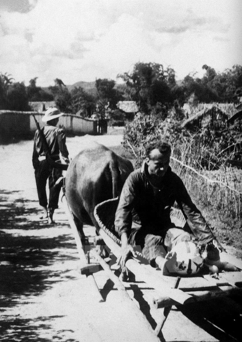 "Thor sur la charrette" - prix d’État en 2007. Photo : Van Bao/VNA