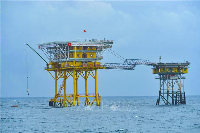 La plate-forme DK1. Photo: VNA