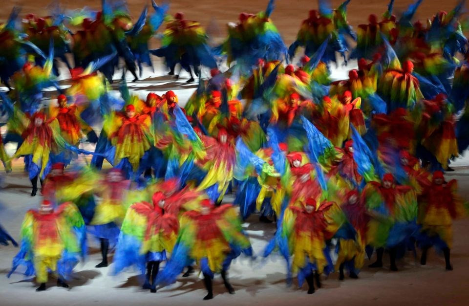 Une cérémonie riche en couleurs. Photo: AP