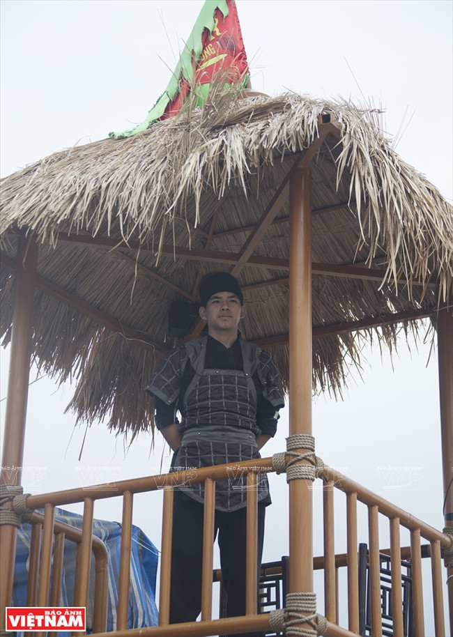 Le mirador de garde de «Wo Long Zhai» est une imitation de celui du film «Les Trois Royaumes».