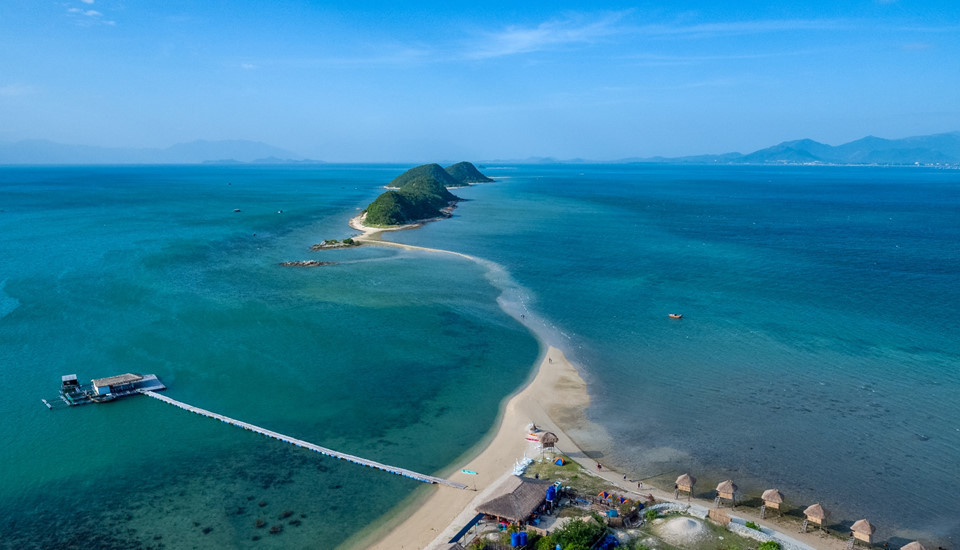 L’île de Diêp Son, dans la baie de Van Phong, à Khanh Hoa.